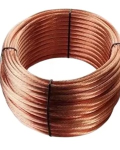 Bare copper cable 25mm² - Roll 100 M